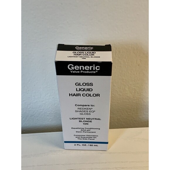 Generic Value Products 10N Lightest Neutral Blonde Perm Liquid Hair Toner Redken - Picture 2 of 4